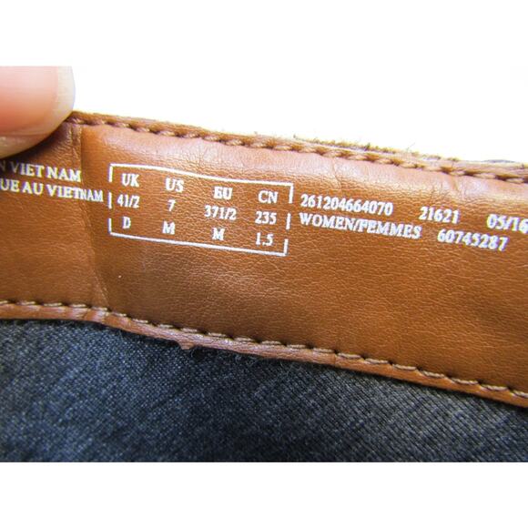 Clarks Womens Sz 7 M Brown Suede Zip Ankle Fashion Boots Bootie - Picture 10 of 11